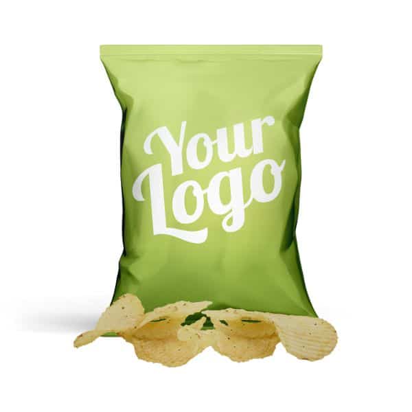 Chips med logo, Sur Cream & Onion Chips