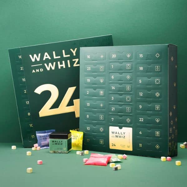 Wally Whiz Christmas calendar green